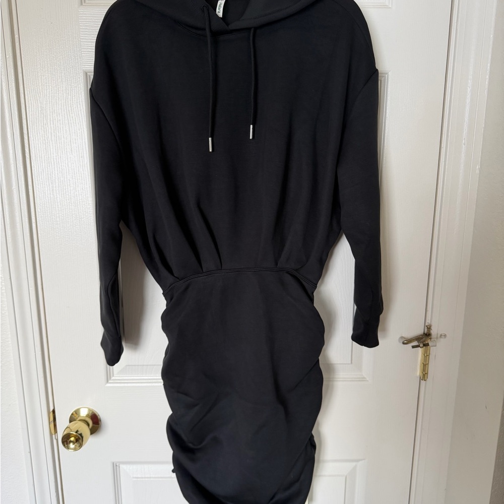 Black Hooded Dress